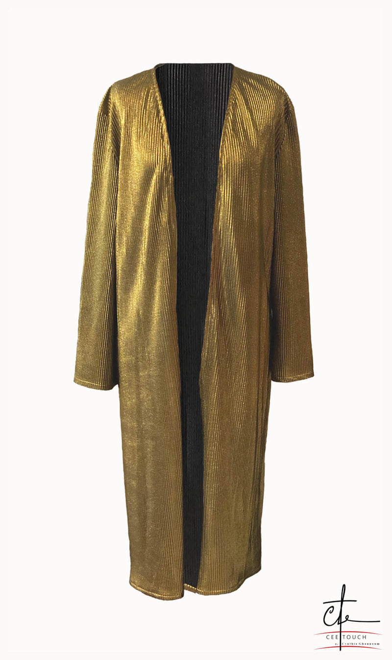 Gold Midi Length Kimono
