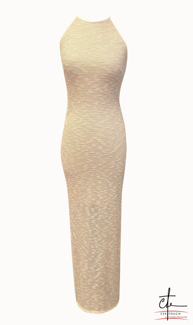 Gold Maxi Length Dress